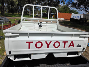 Dual Cab Wellbody to suit all 70 Series Dual Cab Land Cruisers (Includes factory flares and mudflaps)